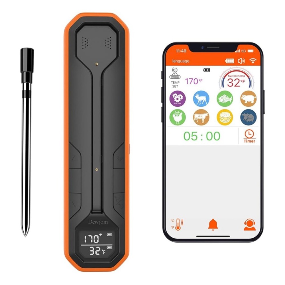 NIB SEALED WIRELESS MEAT THERMOMETER